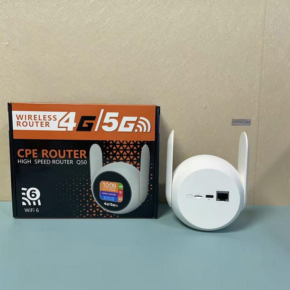 4G LTE Mobile Hotspot WiFi 6 Router with SIM and Ethernet Support