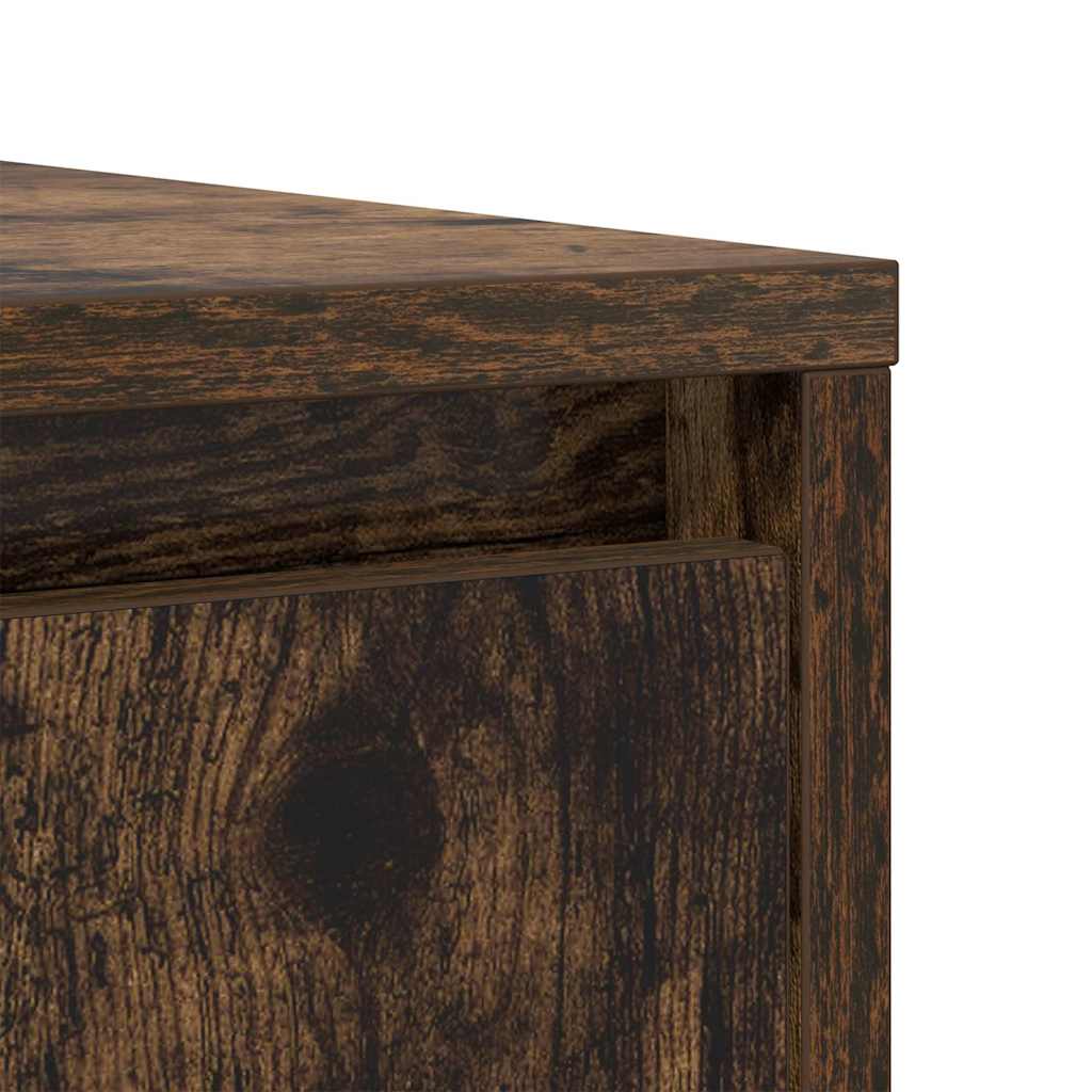 Sideboard Smoked Oak 85 x 34 x 76 cm Particle Board