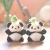 Pullout Little Panda Plush Keychain With Detachable Bamboo For Kids And Collectors