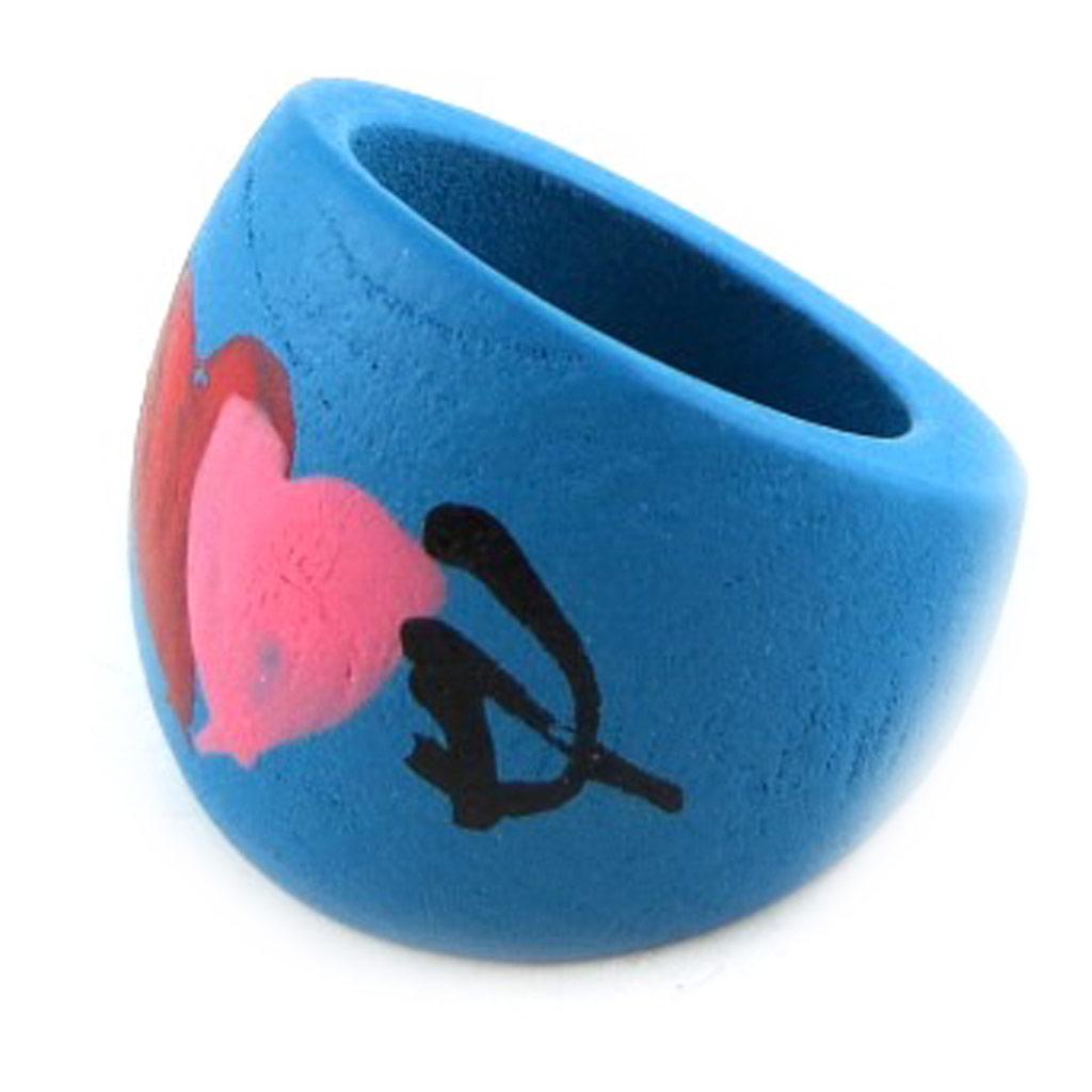 Ring 'Funky Zulu' Blue