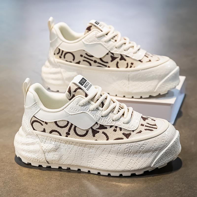 Men Shoes Thick Bottom Non-slip Fashion Tide Shoes Men Breathable Comfort Casual Running Shoes Elevated Sneakers Tenis Masculino