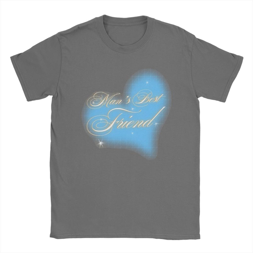 T-shirt da uomo L'amico migliore dell'uomo Sabrina Carpenter Divertente 100% Cotone T-shirt Manica Corta T-shirt Girocollo Top Taglie Forti