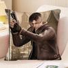 Leon Kennedy R-Resident E-Evil Pillow Case Fashion Square Pillowcase Bedroom Sofa Room Ins Decoration Leisure