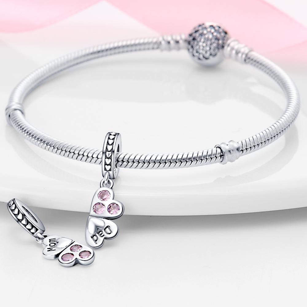 Copper Four Leaf Clover Lucky Symbol Series Charms Beads Fit Original Fine Braceletsdiy Jewelry Gifts