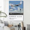 Airbus A320 A380 A350 A319 Aviation Aircraft Posters and Prints Canvas Painting Wall Art Picture for Living Room Home ation