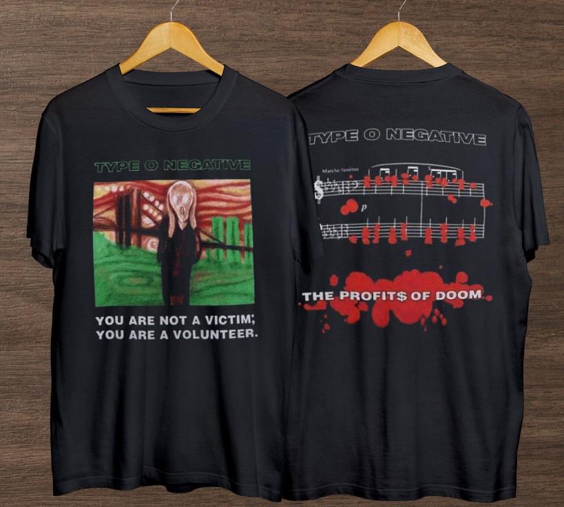 2000 Type O Negative You Are Not A Victim Vintage Unisex Double Sided T-Shirt Unisex T-Shirt XXL