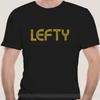 Lefty T Shirt Funny Left Handed Shirts South Paw Cool Vintage Retro 80s Keyboard Scissors Golf Clubs Mens