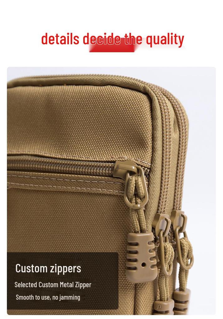 Riñonera Oxford Impermeable 2021 - Soporte para Teléfono en Cinturón para Hombre de 6.5" con Mosquetón para Correr al Aire Libre