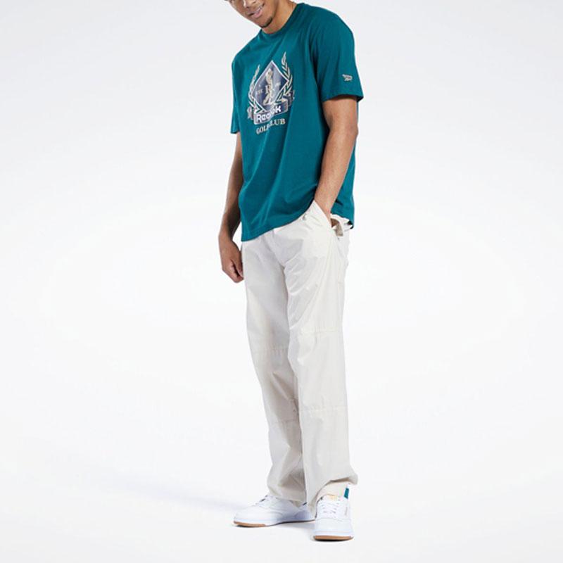 Reebok Cl Ts Golf Graphic Tee Unisex Tops Pine-Green GS1655