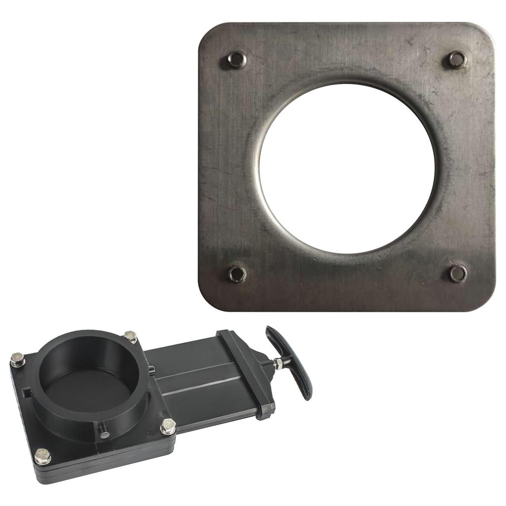 3 Inch RV Drain Sewer Assembly Metal Repair Dump Gate Valve for Caravan Trailer Exhaust Plumbing Parts