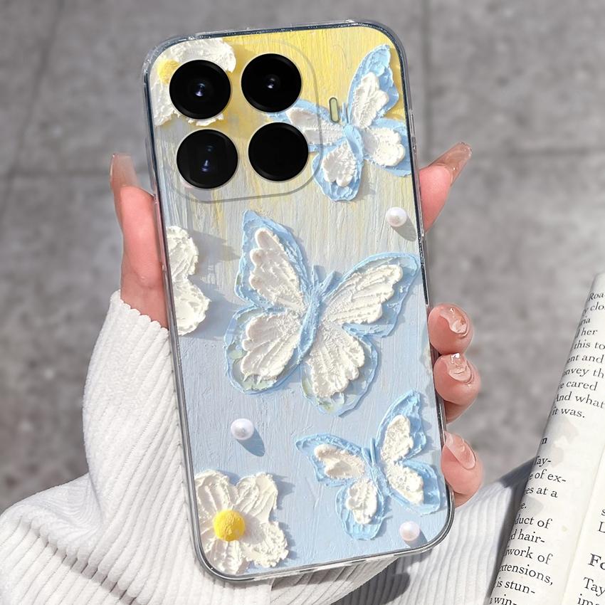 For Xiaomi 17T 17 Pro 17Max 17 Ultra Phone Case For Redmi 17C Redmi17 Lovely Bow Cartoon Lightweight Transparent TPU Bumper Scratch Resistance Housing