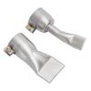 2Pcs Professional Stainless Steel Welding Nozzle 20mm Small 40mm Large Flat Nozzle Welder Tool Tip Metal Fabrication