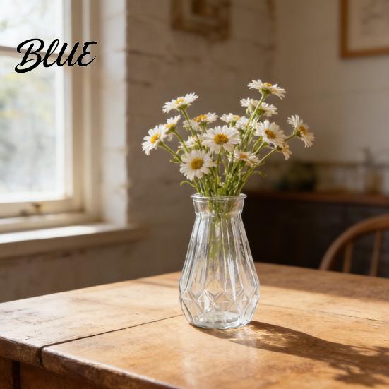 Vază transparentă pentru flori Plastic Boboc Decorativ Floare Plantă Suport elegant Piesa centrală modernă