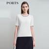 PORTS Women's Color-Block Trim Knit T-Shirt