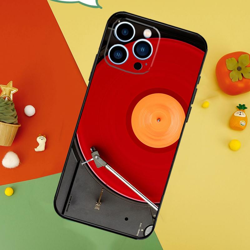 Vinyl DJ Record Art Cover For iPhone 13 12 Mini 11 14 15 16 Pro Max XS X XR 7 8 14 15 16 Plus Phone Case