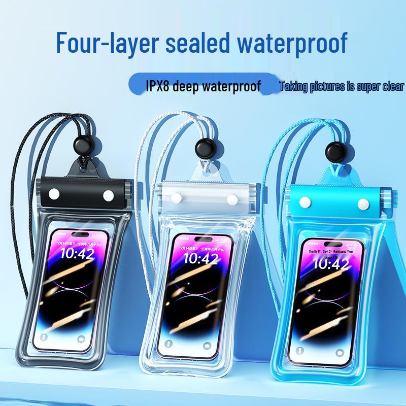 Triple-Sealed HD Touchscreen Waterproof Phone Pouch for Swimming and Hot Springs