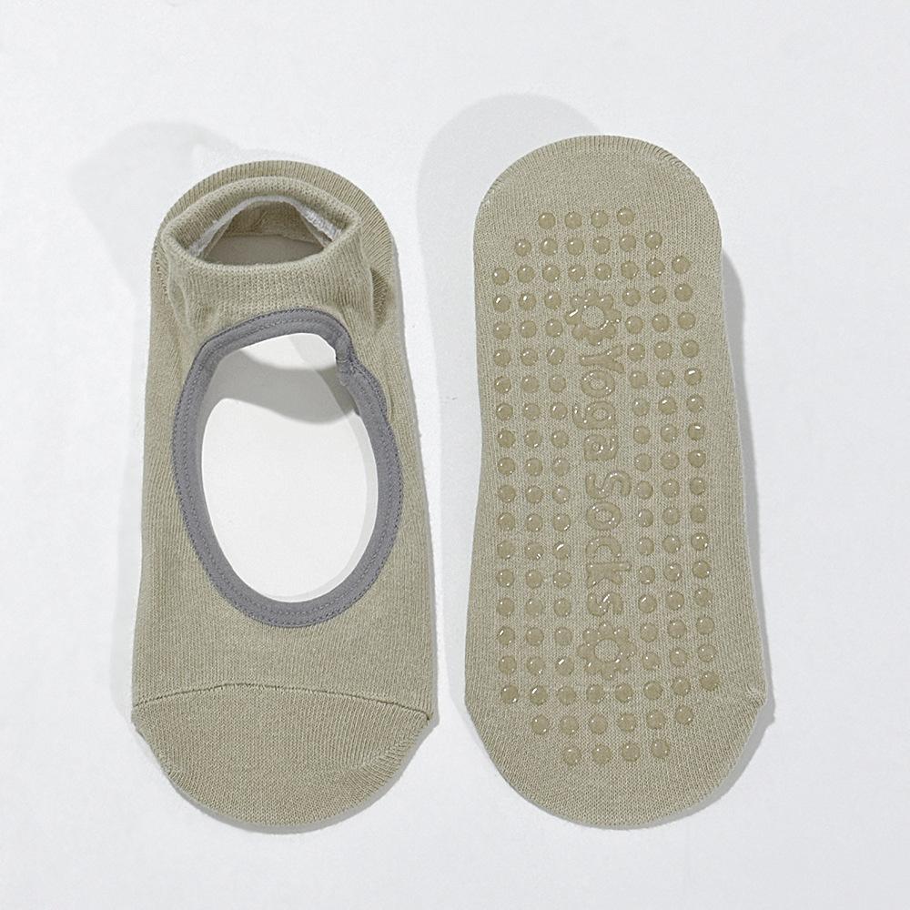 Anti-slip Yoga Socks, Indoor Sports Fitness Socks, Dance Practice Socks, Summer Pilates Backless Short Socks
