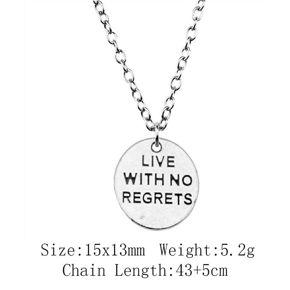 2025 Trend Chain Necklace Men Best Friendship Encouragement Tags Tarot Necklace On The Neck 43cm Chain Ornaments For Home Pendants And Necklaces