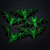 Halloween Decoration Supplies Hanging The Tree 3d Three- Fluorescent Night Light Horror House Festival Layout Wall Stickers
