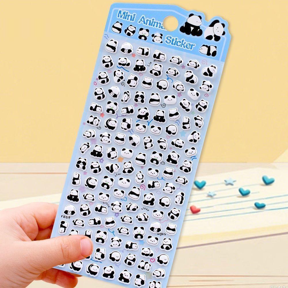 

Beautiful Mini Animal Cute Sticker Set: Multiple Adorable Patterns for Journal Decoration and Kids Reward Stickers