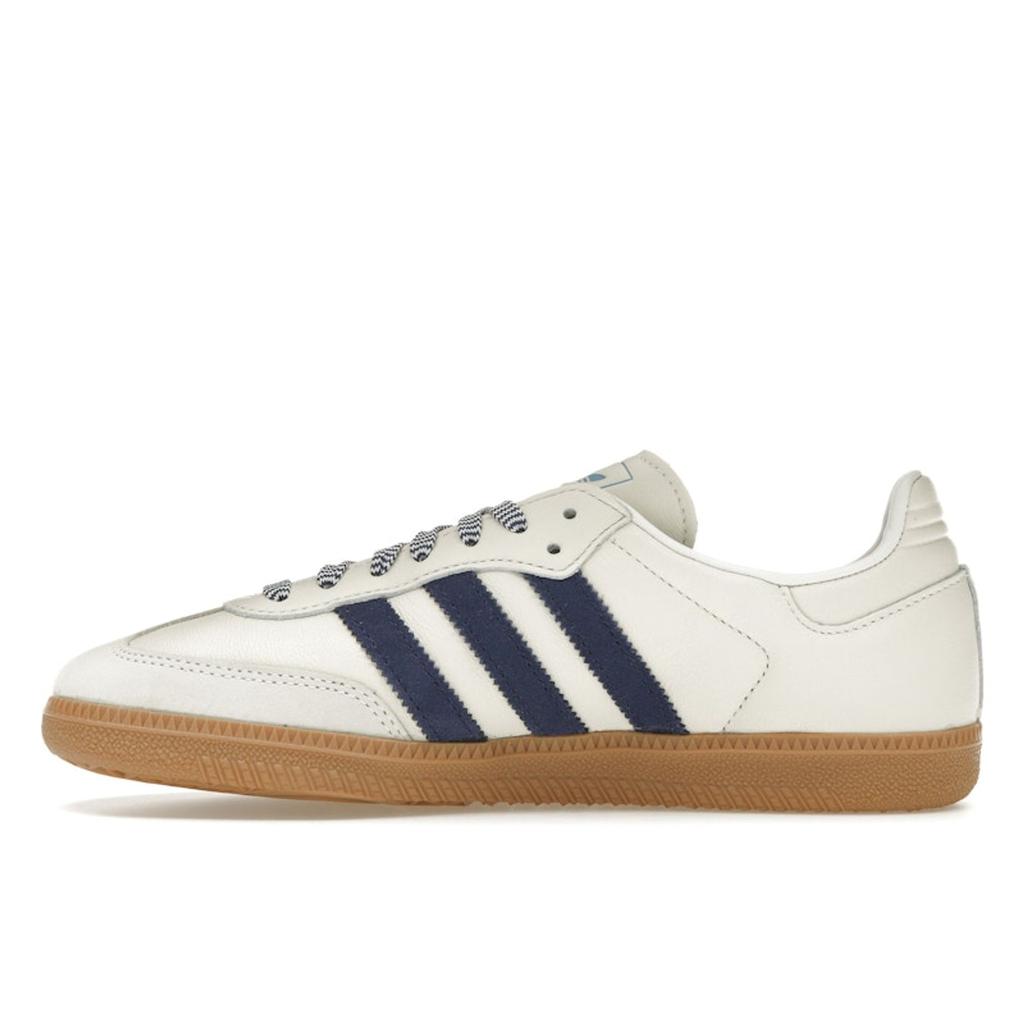 adidas  Samba OG Off White Dark Blue Women Sneakers Cream Clear-Sky JI3907