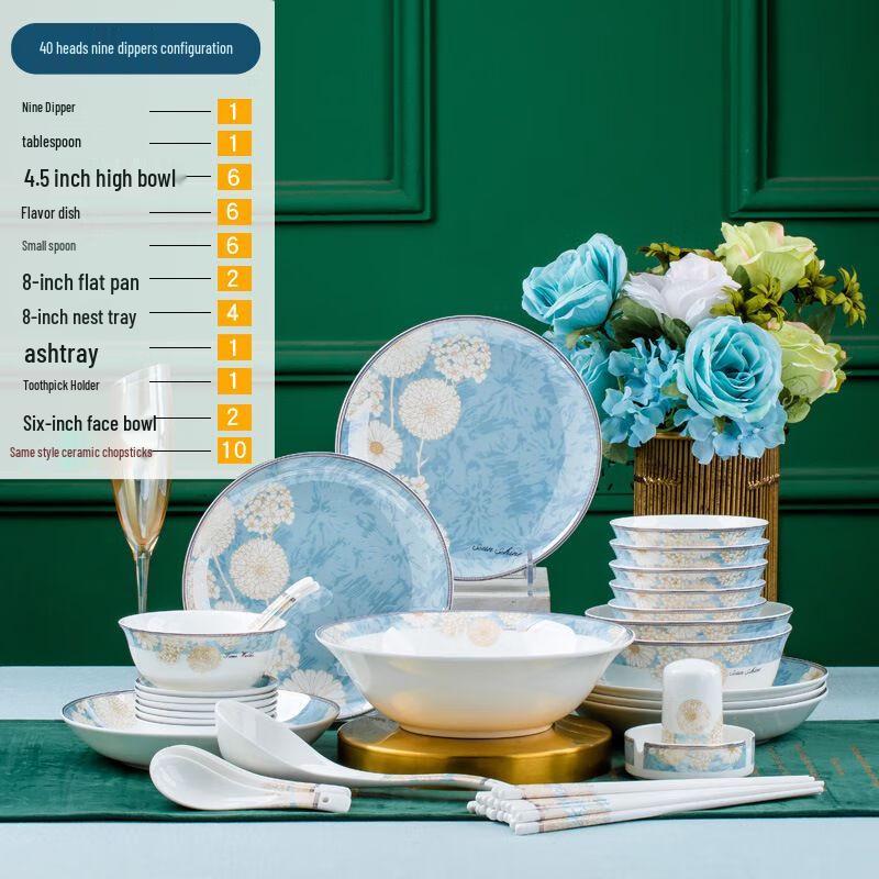 

Xuan Kun Pai Ceramic Dinnerware Set