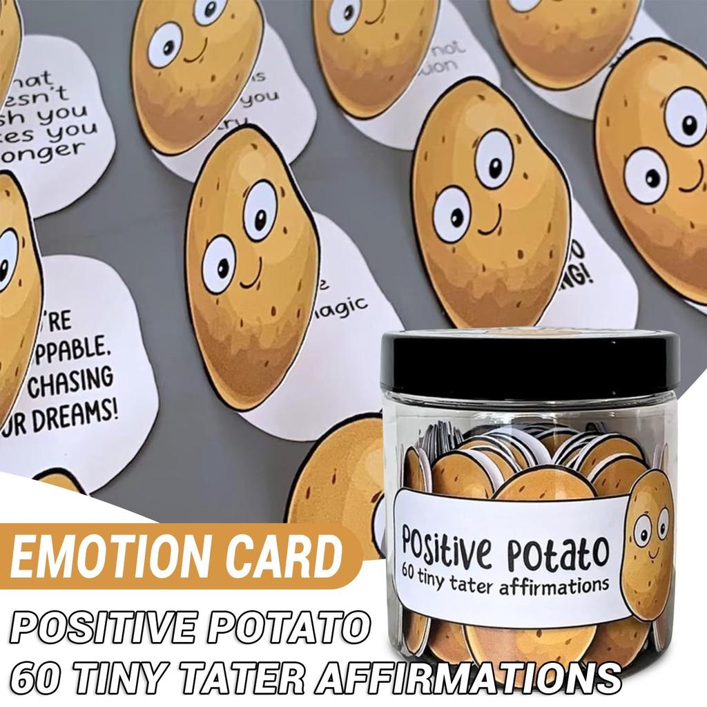 Karty s pozitivními afirmacemi, Sklenice s pozitivními zprávami a afirmacemi, Dekorativní sklenice jako dárek pro úlevu od úzkosti (60 dní karet)