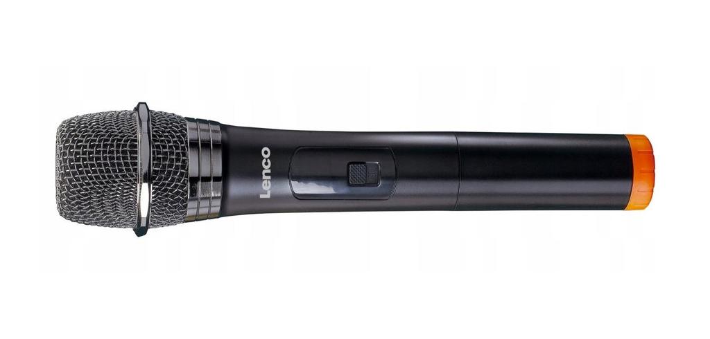 Lenco MCW-020BK - zestaw 2 dynamicznych mikrofonów bezprzewodowych, Lenco