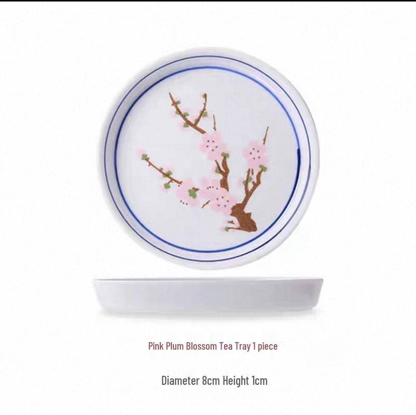 Детский керамический мини-набор для чаепития в стиле Ганфу для игры - Подарок в стиле Чаошань Small plate