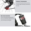 X9 21-Speed Professional Full Suspension Mountain Bike– 26” MTB with Dual Disc Brakes HeavyDuty Steel Frame for Ultimate Control