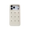 Hollow Dot Holes Soft Phone Case for iPhone Air 13 14 15 16 17 Pro Max Heat Dissipation DIY Mobile Cover with Shoe Decorations