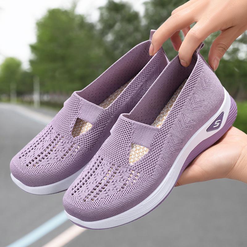 Fashion New Popular Women's Shoes Summer Casual Sneakers Breathable Mesh Chunky Sole Affordable Women's Vulcanize Shoes Zapatos Mujer