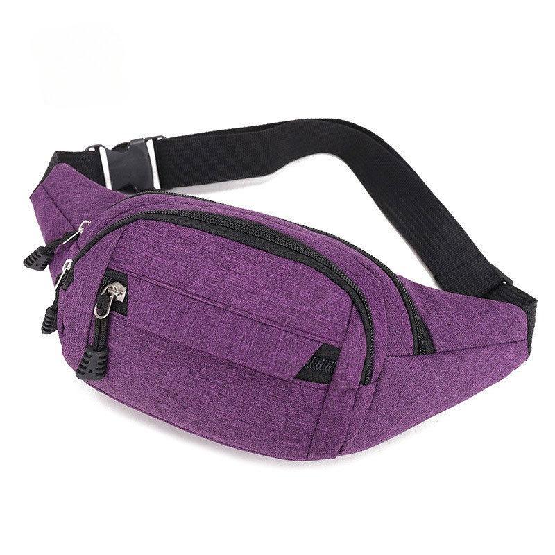 Marsupio da Uomo/Donna Multifunzionale Grande Capacità Borsa a Cintura Porta Telefono per Sport all'Aperto Resistente all'Usura Impermeabile Crossbody