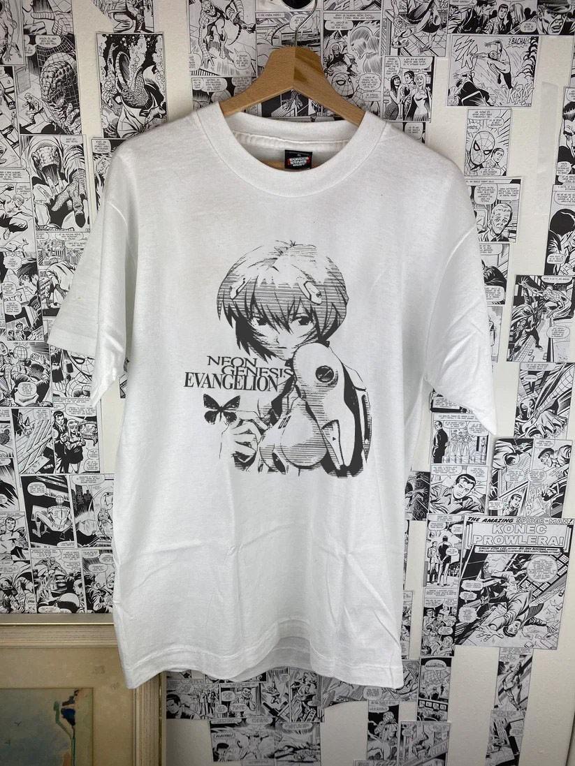 Neon Genesis Evangelion unisex classic white t-shirt QT5614 S