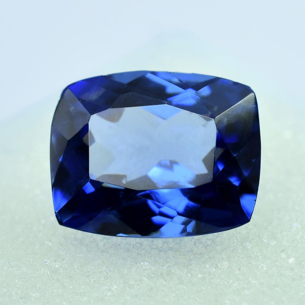 8.35 Ct Natural Flawless Sapphire Cushion Cut CERTIFIED Blue Loose Gemstone