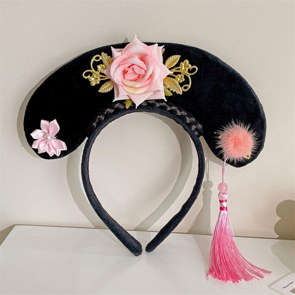 Antique Headdress Ancient Style Headwear Antique Headband Hanfu Hair Hoop Chinese Style Headwear