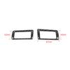 Center Console Side Air Condition Vent Trim for Dodge Ram 2010-2017 Carbon Fiber