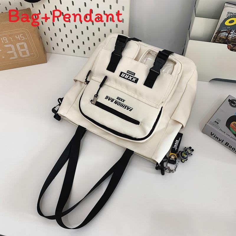 Streetwear Canvas Shoulder Bag For Men With Multiple Pockets For Daily Use