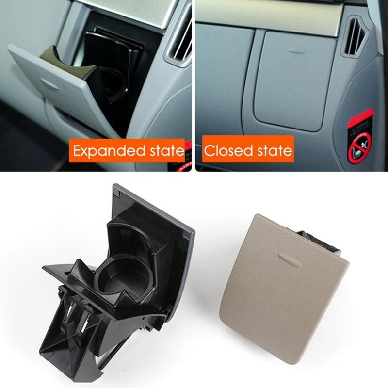 Car Drink Holder Car Passenger Side Dash Drink Cup Holder for Mercedes Benz W636 W639 Vito Viano A6396800458(Gray)