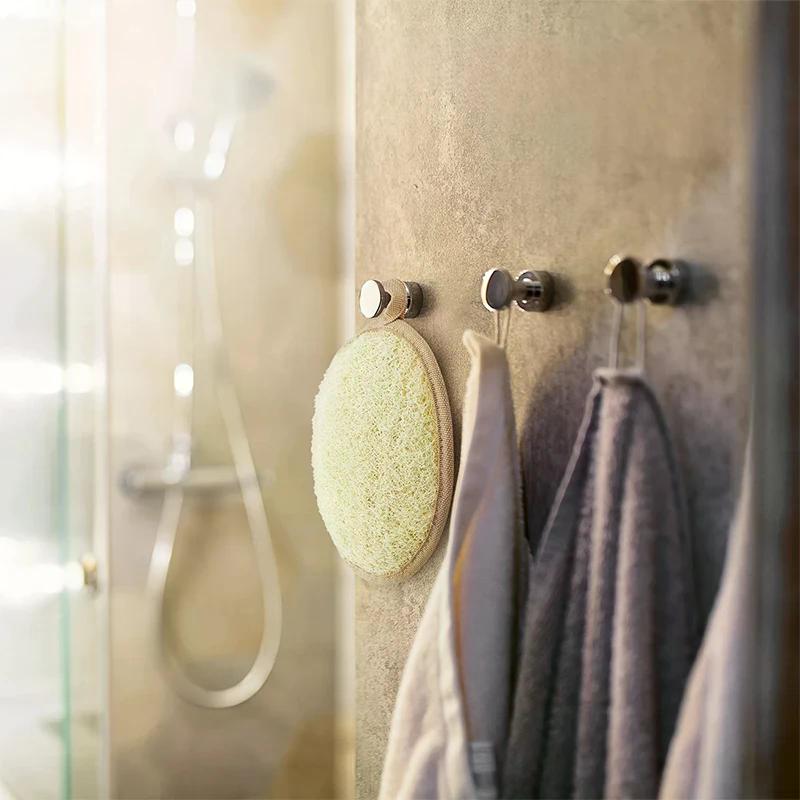 Natural Loofah Body Scrubber Bath Exfoliating Sponge Soft Shower Brush Cleaner Pad Exfoliator Shower Puff Body Skin Care Tool