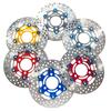 220mm RPM Motorcycle  Aluminum Alloy Floating Brake Disc 3/4 Hole 70/55mm Universal Front Rear Rotor for Yamaha Scooters Niu
