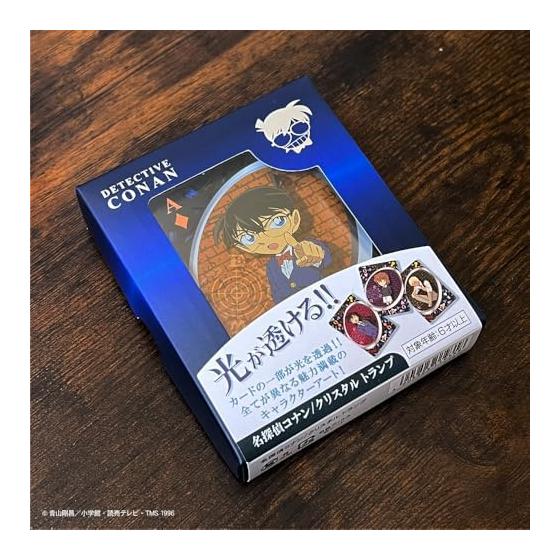 Tenyo Detective Conan/Crystal Playing Cards TTR-01 Part of the card transmits light Translucent Transparent playing cards All 54 cards have different