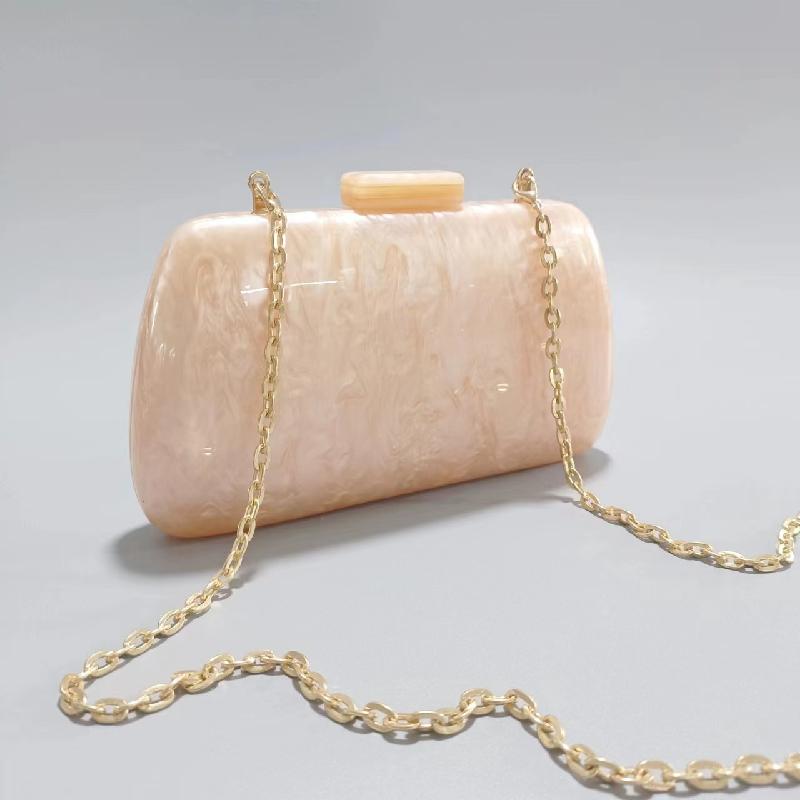 Evening Dress Bag Luxury Designer Hand Bags For Women Wedding Banquet Clutch Acrylic Shoulder Crossbody Shell Original Mark Bags