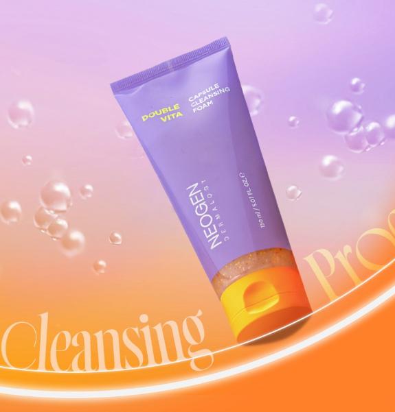 NEOGEN Dermalogy Double Vita Kapsel Reiniger 150ml | Aufhellend & Feuchtigkeitsspendend