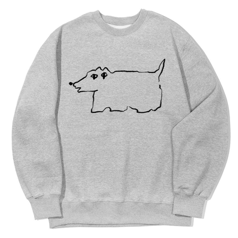 AWESOMEUS Long Puppy Sweat Shirts_3 Color