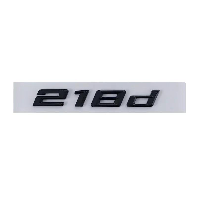 ABS 3D Car Rear Trunk Letter Badge Emblem Exterior for BMW 116d 118d 120d 125d 135d 218d 220d 240d Auto Modification Accessories