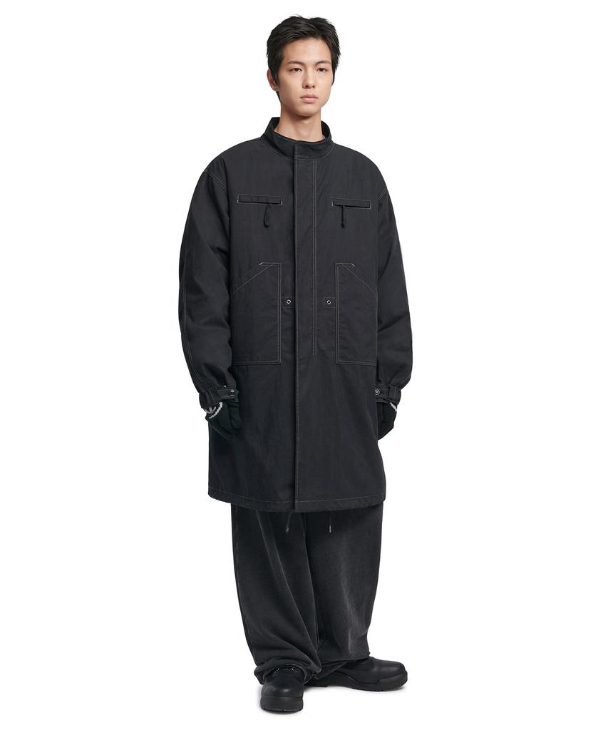 Nomaenyueol Two-Tuck Belted Sweatpants - Washed Black