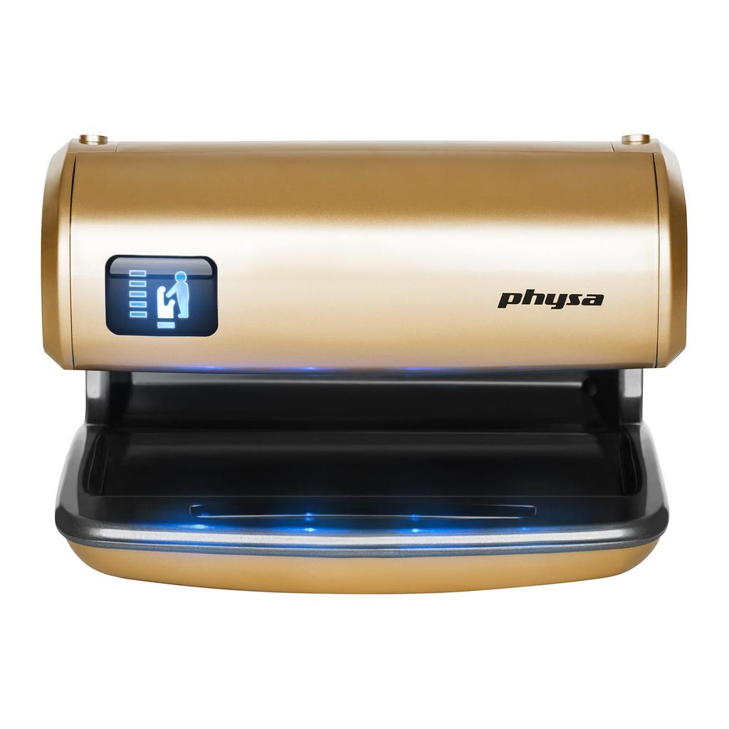 Physa Bari Gold Electric Wall-mounted Hand Dryer 1200W