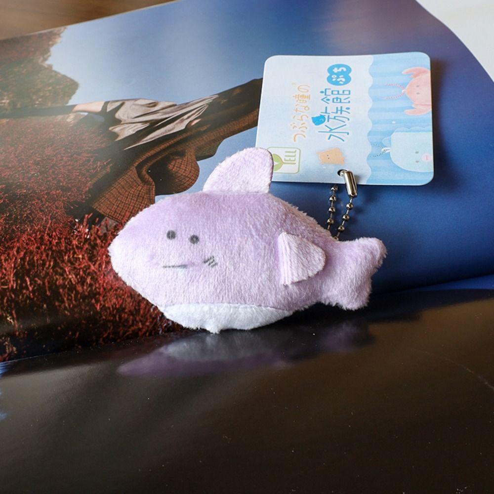 Plush Stuffed Fish Plush Keyring Shark Backpack Decor Blobfish Aquarium Plushies Pendant  Kids