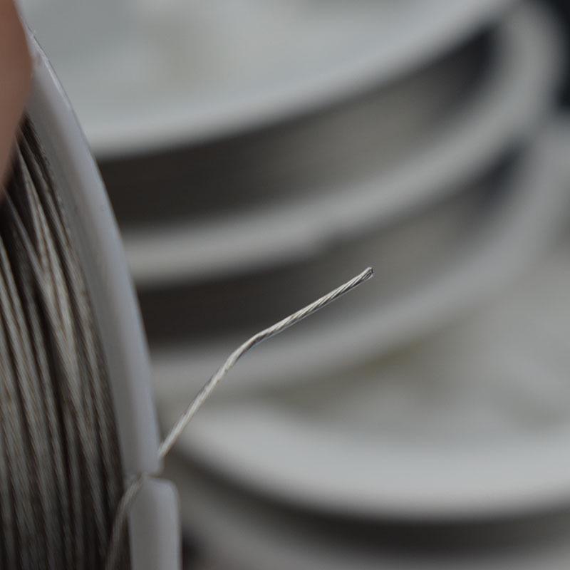 Sârmă Moale din Oțel pentru Bijuterii Metalice Făcute Manual: Fir pentru mărgelit pentru brățări și coliere